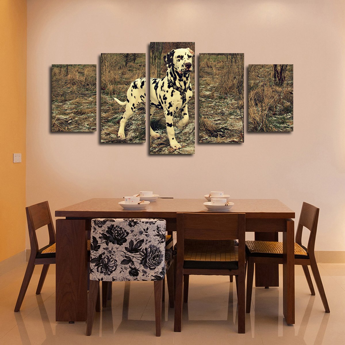 Dalmatian Dog Multi Panel Canvas Wall Art