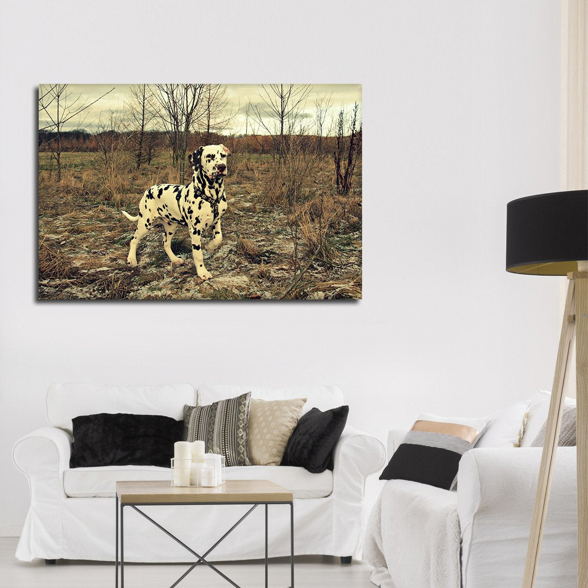 Dalmatian Dog Multi Panel Canvas Wall Art