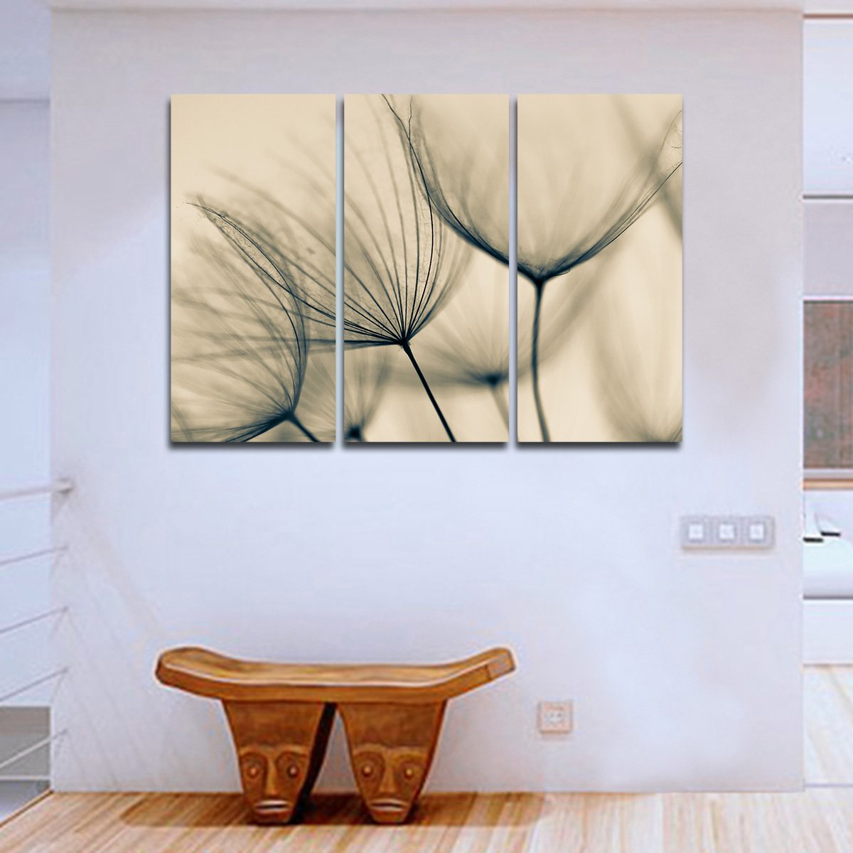 Dandelion Flower Multi Panel Canvas Wall Art