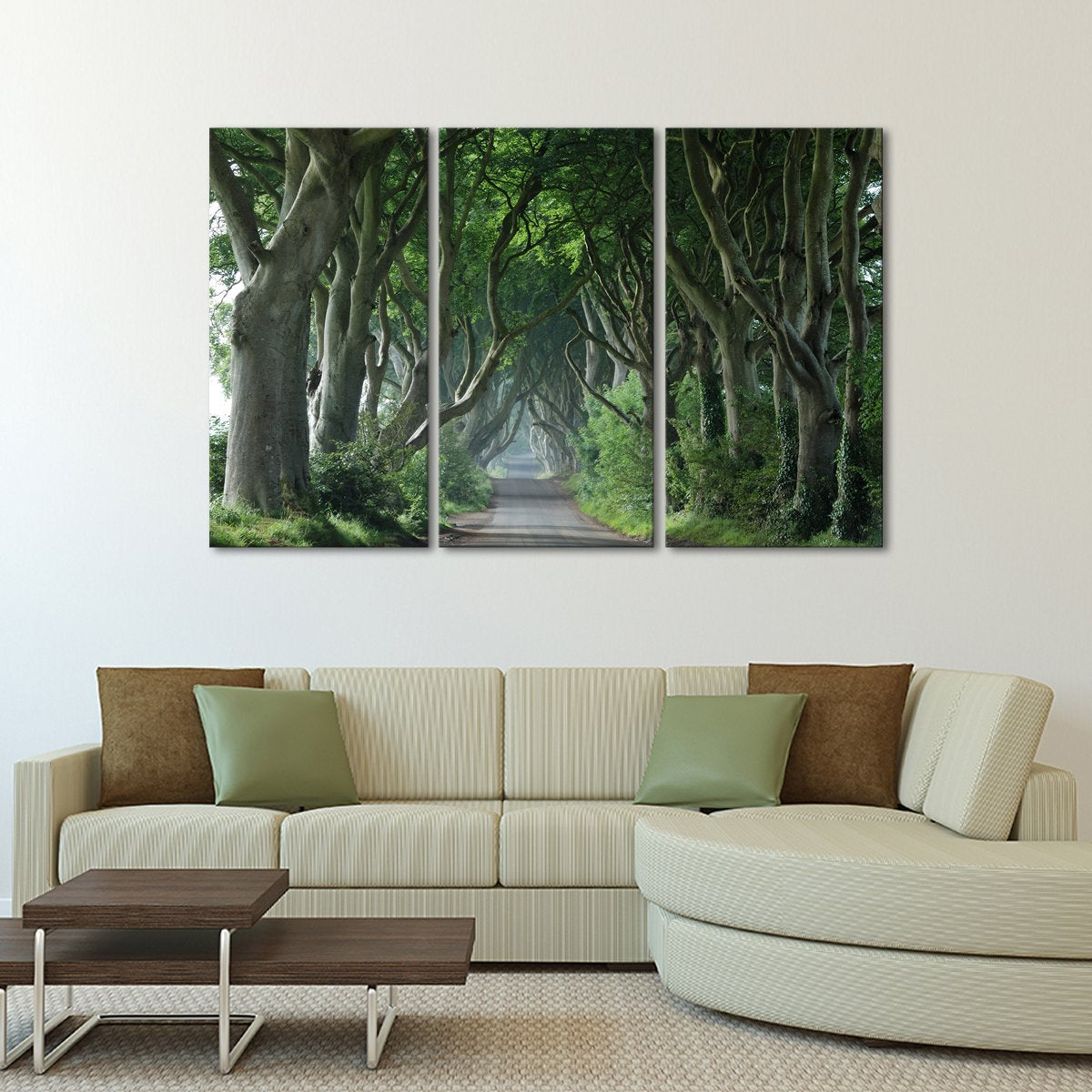 Dark Hedges Multi Panel Canvas Wall Art