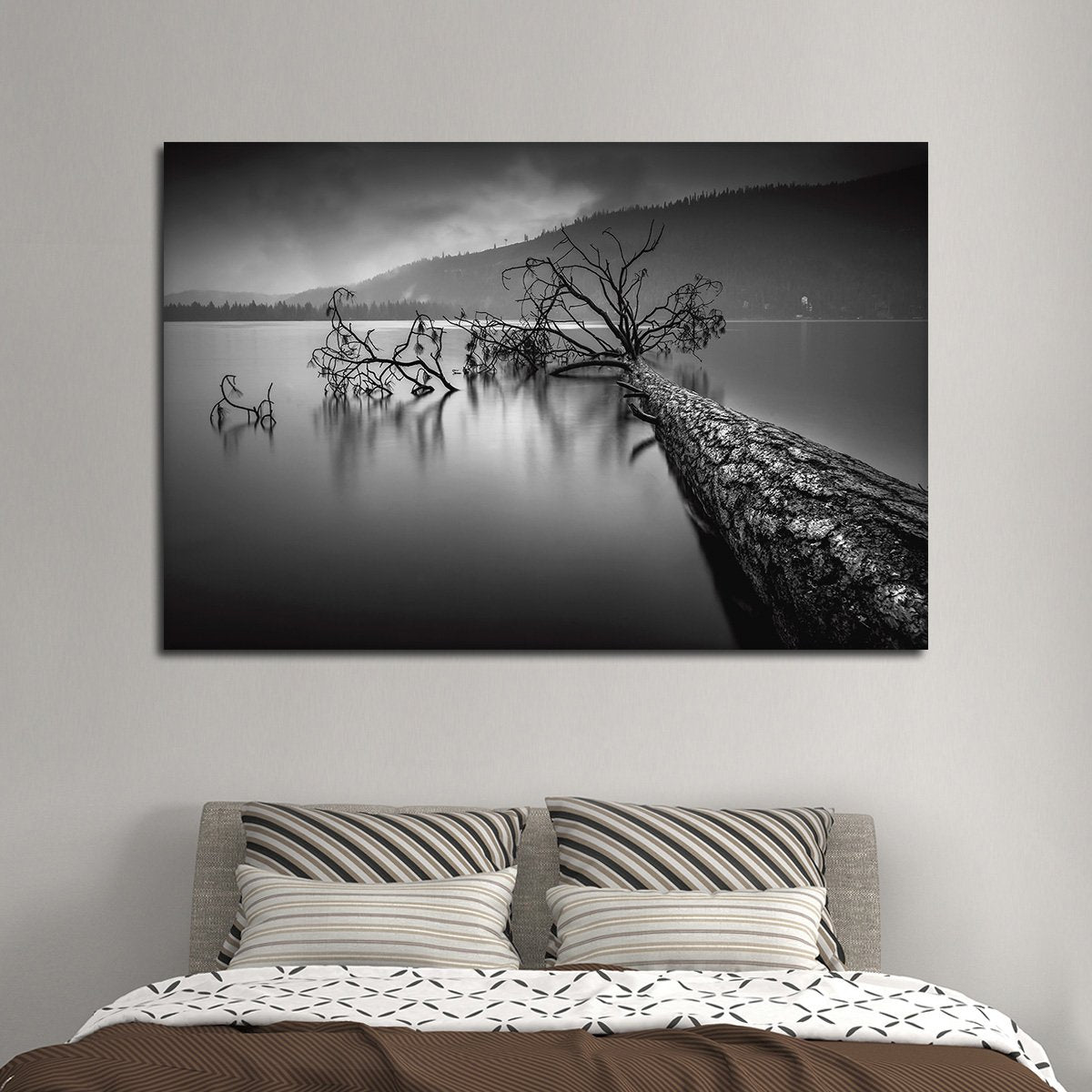 Dark Lake Multi Panel Canvas Wall Art