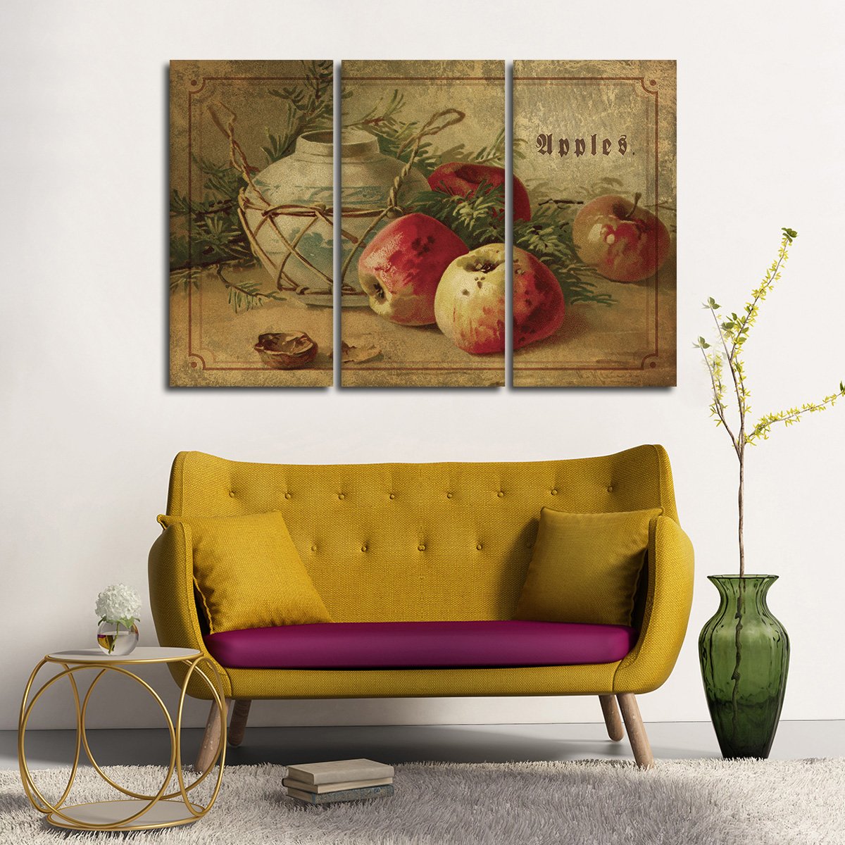 Delicious Apples Multi Panel Canvas Wall Art