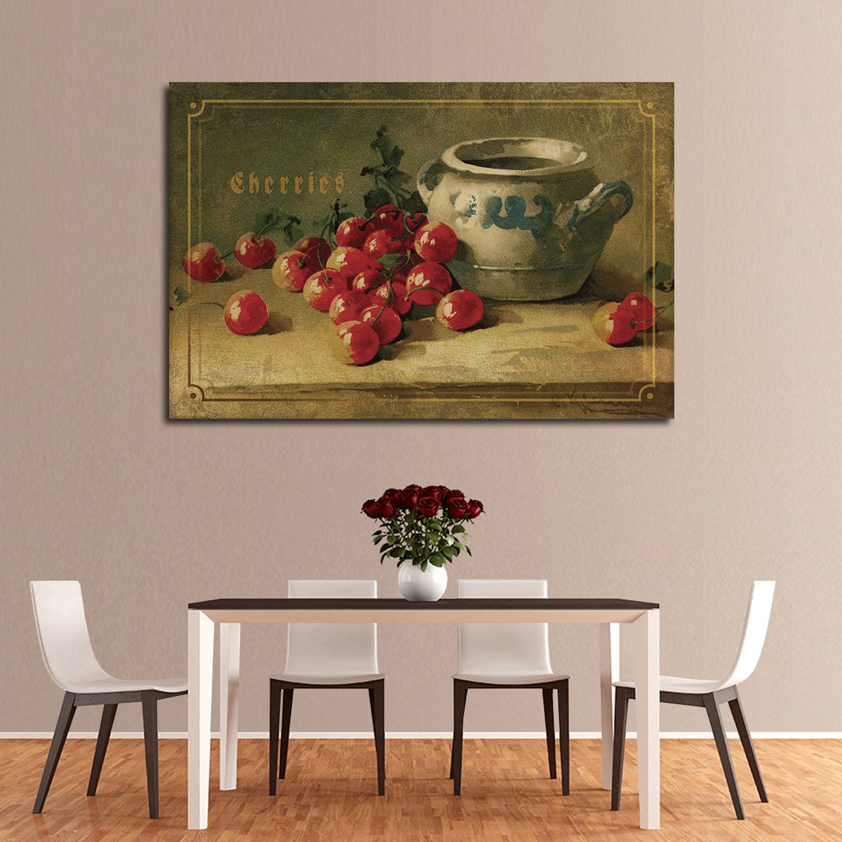 Delicious Cherries Multi Panel Canvas Wall Art