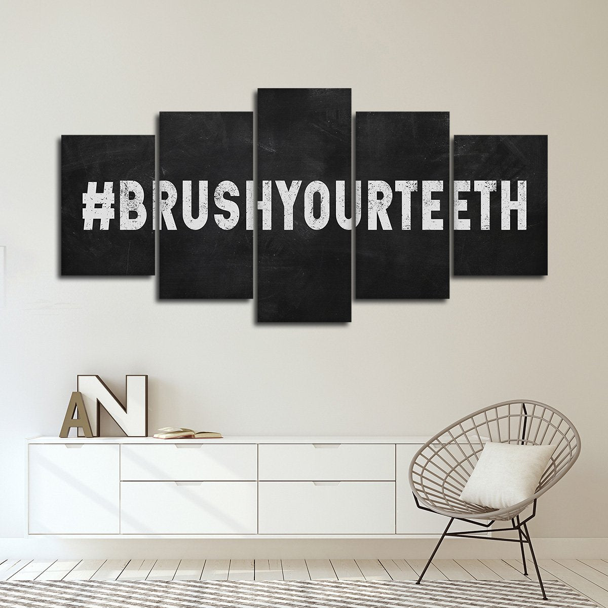 Dental Hygiene Multi Panel Canvas Wall Art