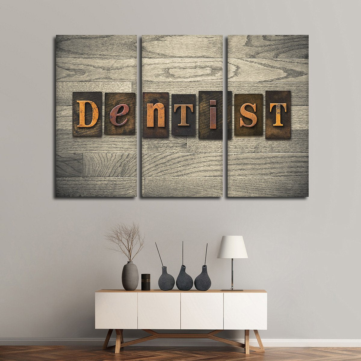 Dentist Multi Panel Canvas Wall Art