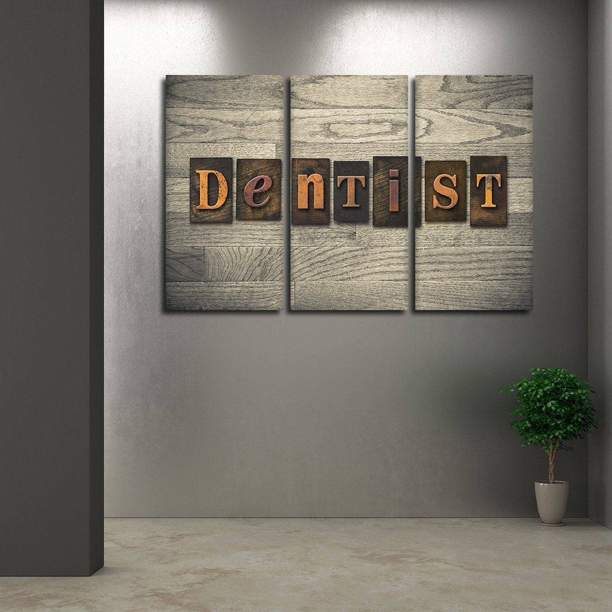 Dentist Multi Panel Canvas Wall Art