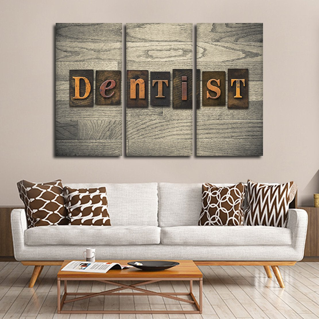 Dentist Multi Panel Canvas Wall Art