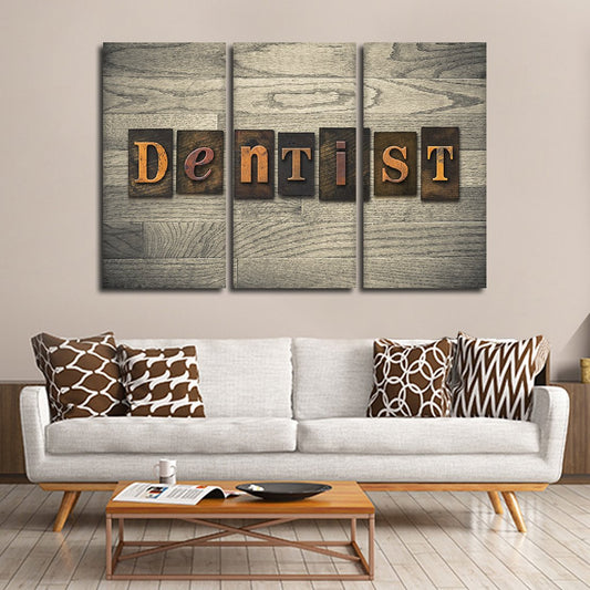 Dentist Multi Panel Canvas Wall Art
