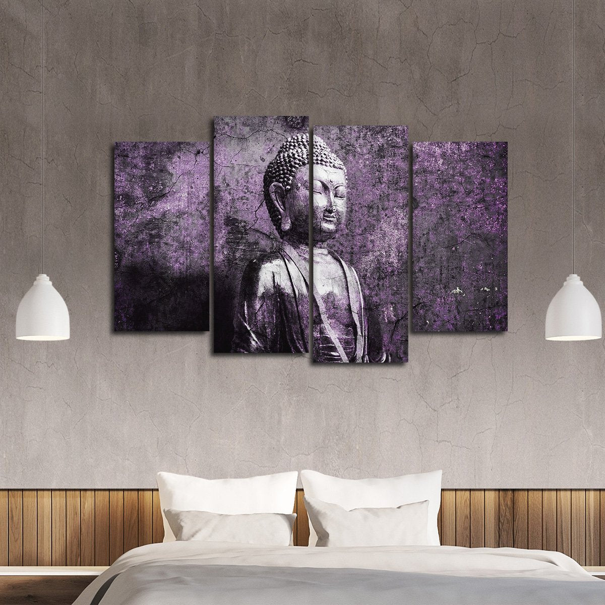 Discipline Of Buddha Multi Panel Canvas Wall Art