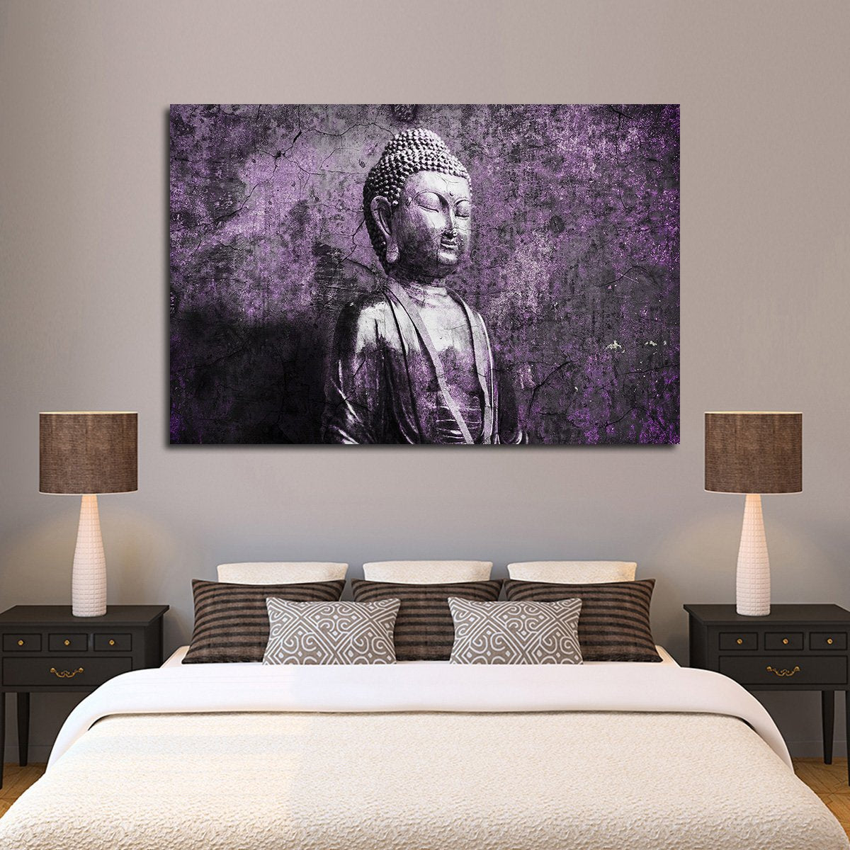 Discipline Of Buddha Multi Panel Canvas Wall Art