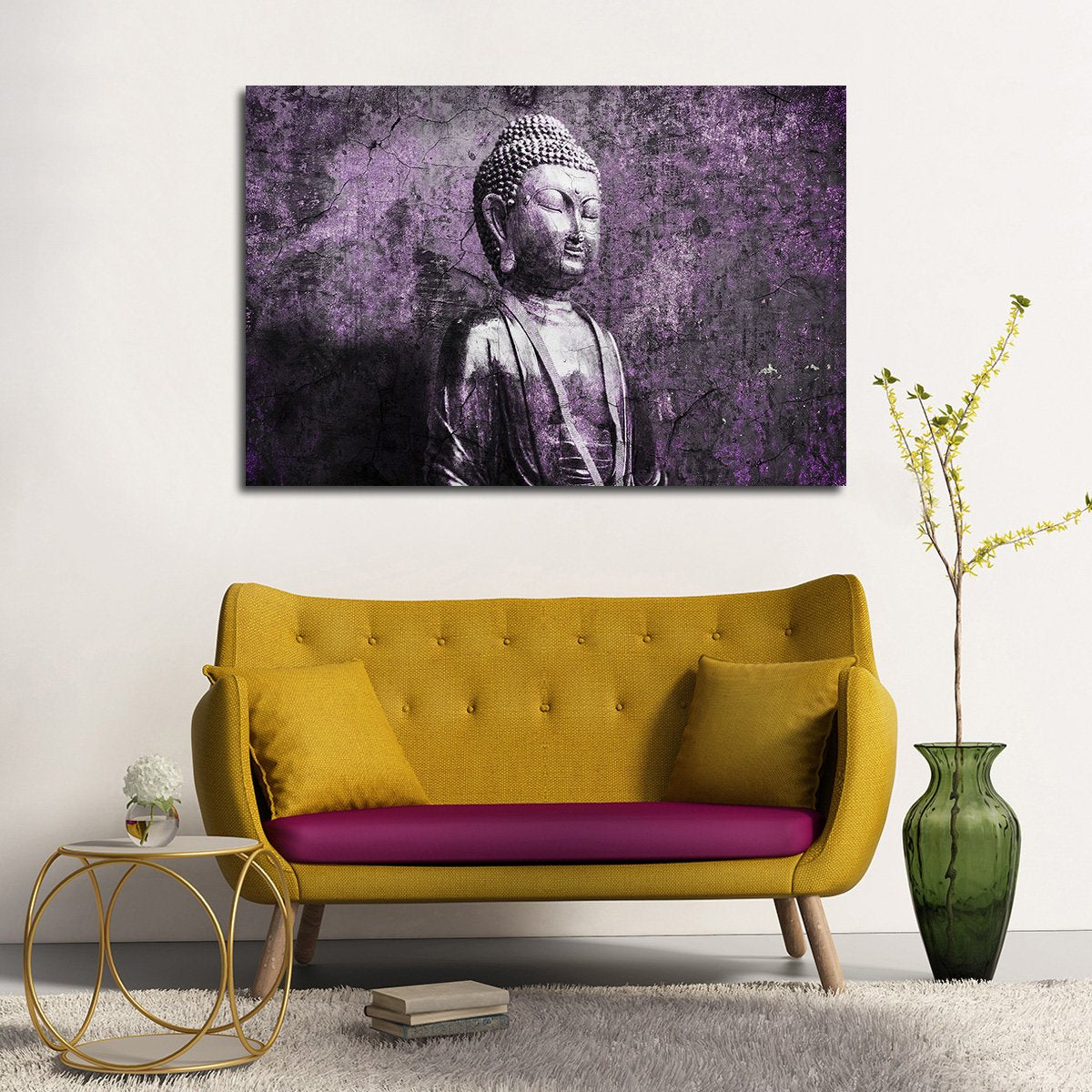 Discipline Of Buddha Multi Panel Canvas Wall Art