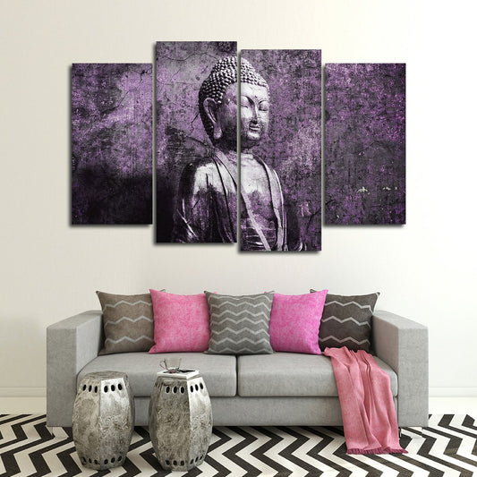 Discipline Of Buddha Multi Panel Canvas Wall Art