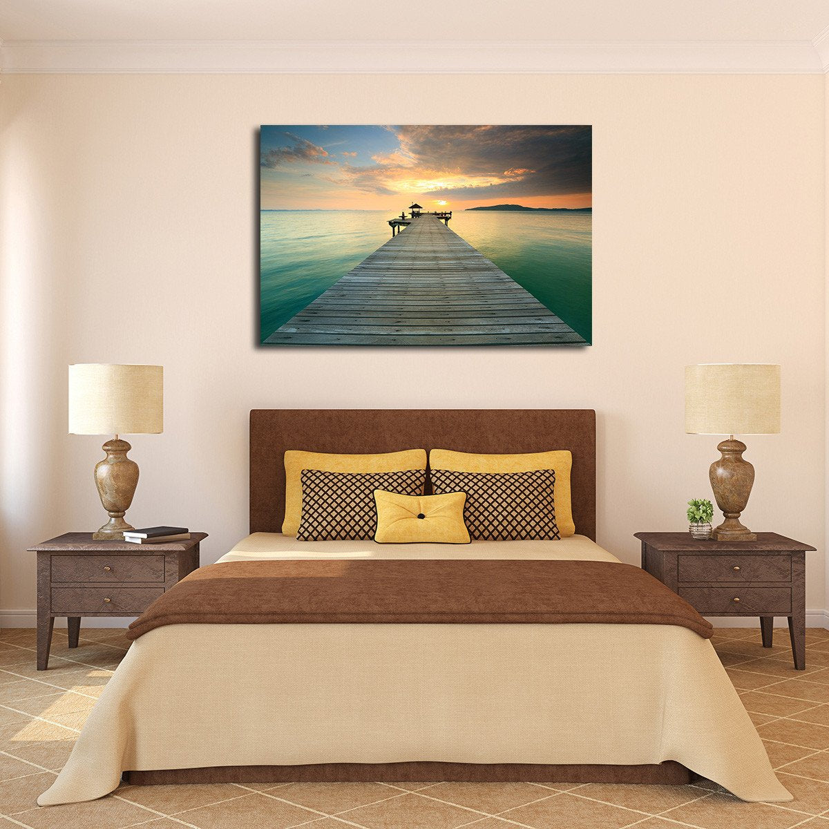 Dock Of The Bay Multi Panel Canvas Wall Art