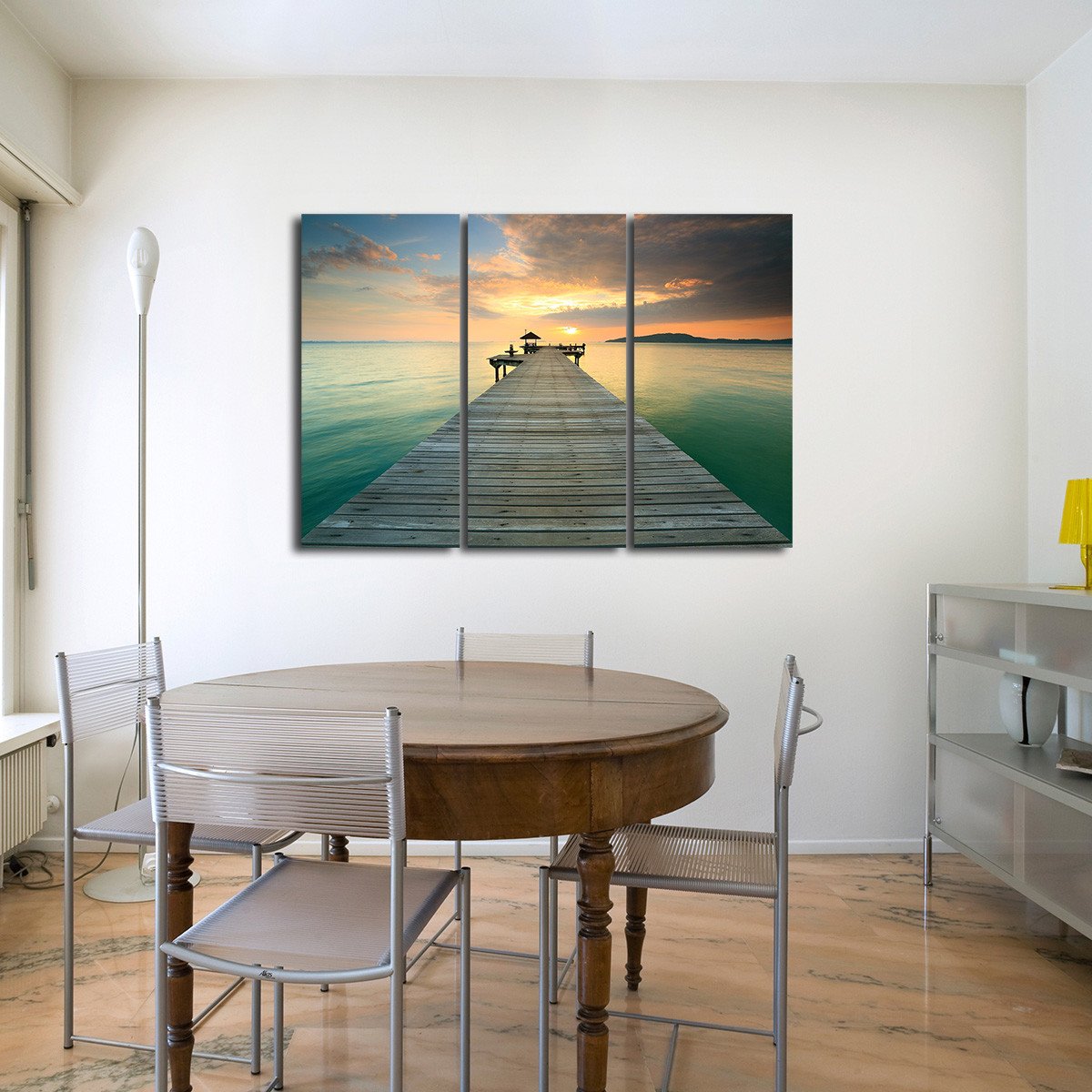 Dock Of The Bay Multi Panel Canvas Wall Art