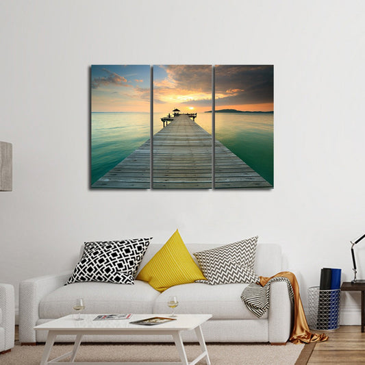 Dock Of The Bay Multi Panel Canvas Wall Art