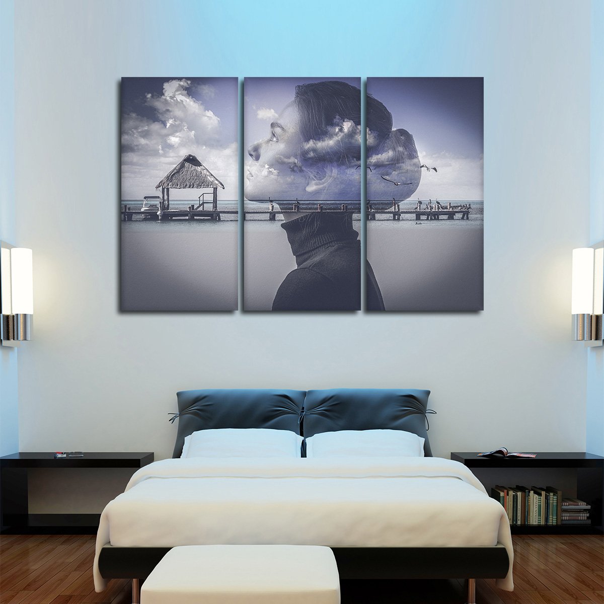 Dock Of The Mind Multi Panel Canvas Wall Art