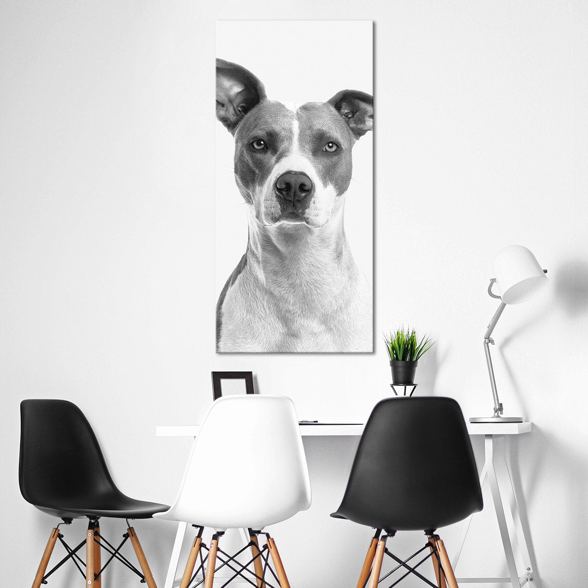 Dog Portrait Multi Panel Canvas Wall Art