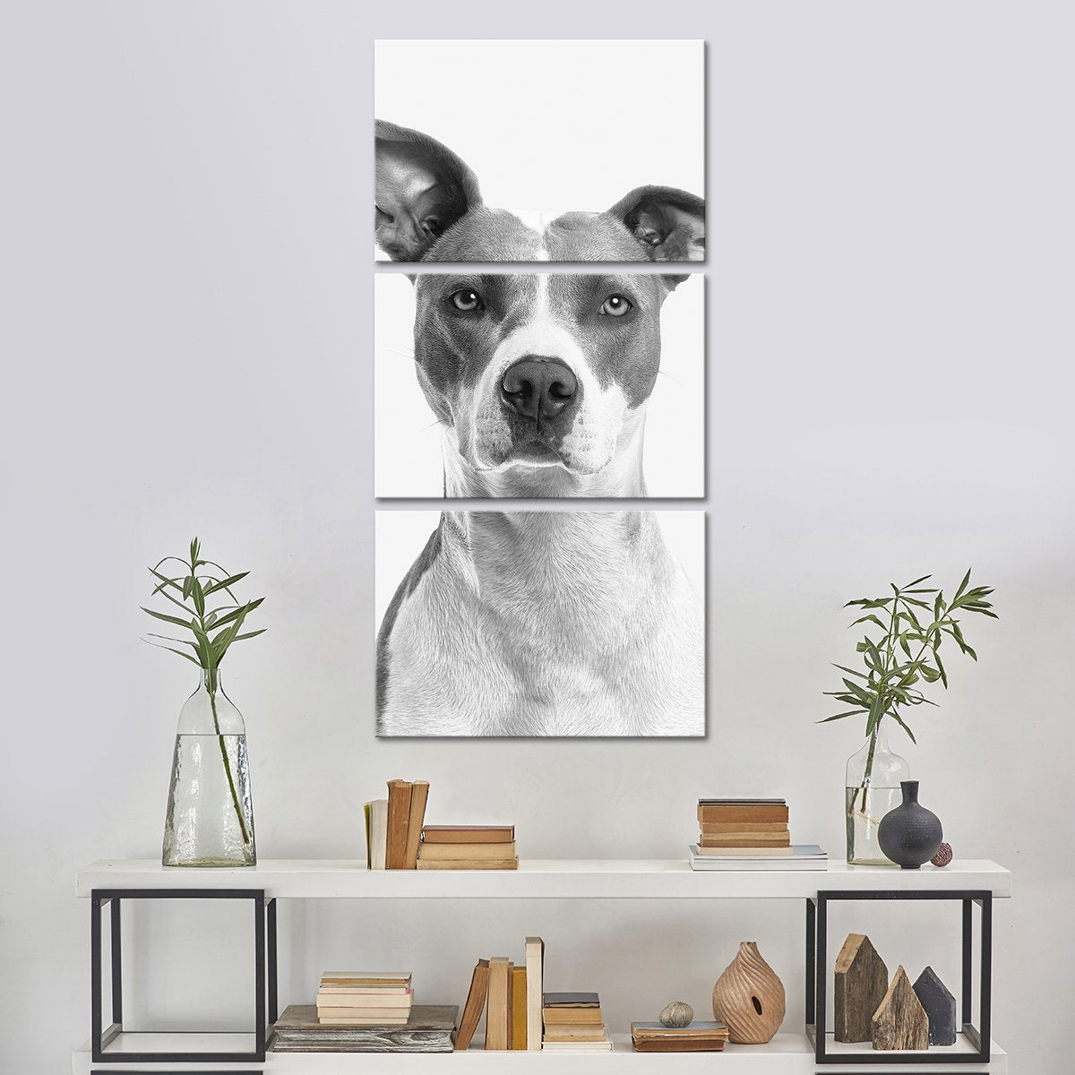Dog Portrait Multi Panel Canvas Wall Art