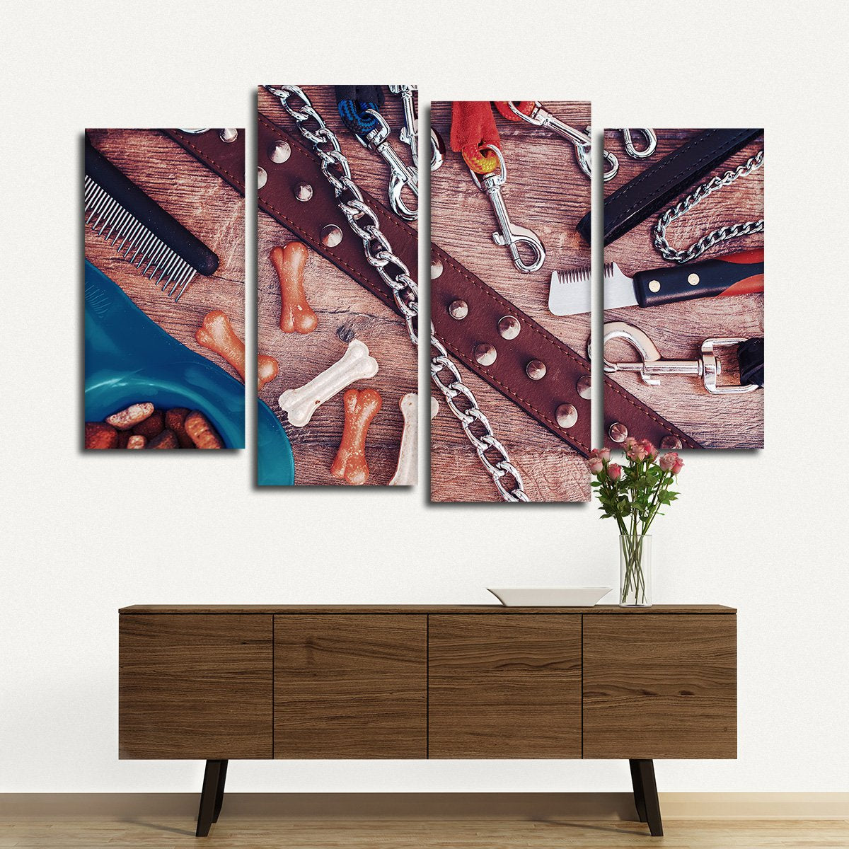 Dog Must Haves Multi Panel Canvas Wall Art