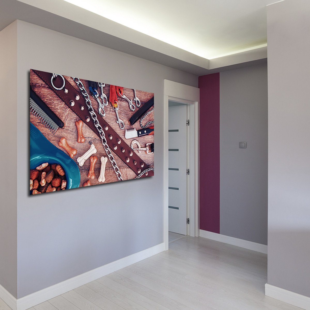 Dog Must Haves Multi Panel Canvas Wall Art