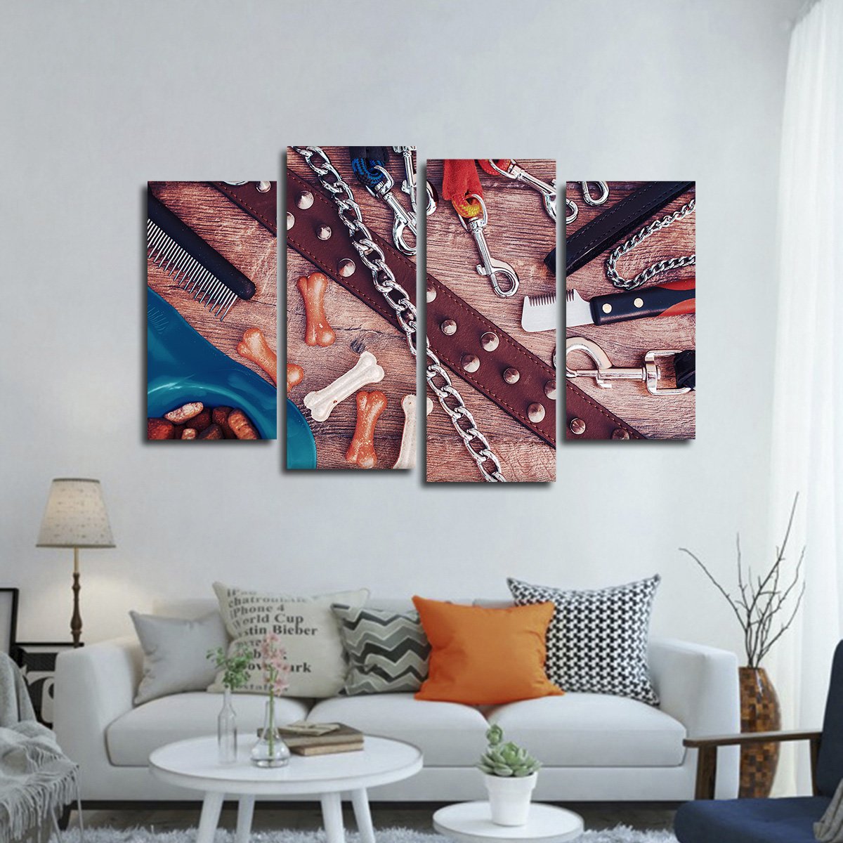 Dog Must Haves Multi Panel Canvas Wall Art