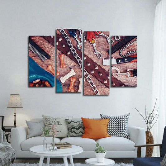 Dog Must Haves Multi Panel Canvas Wall Art