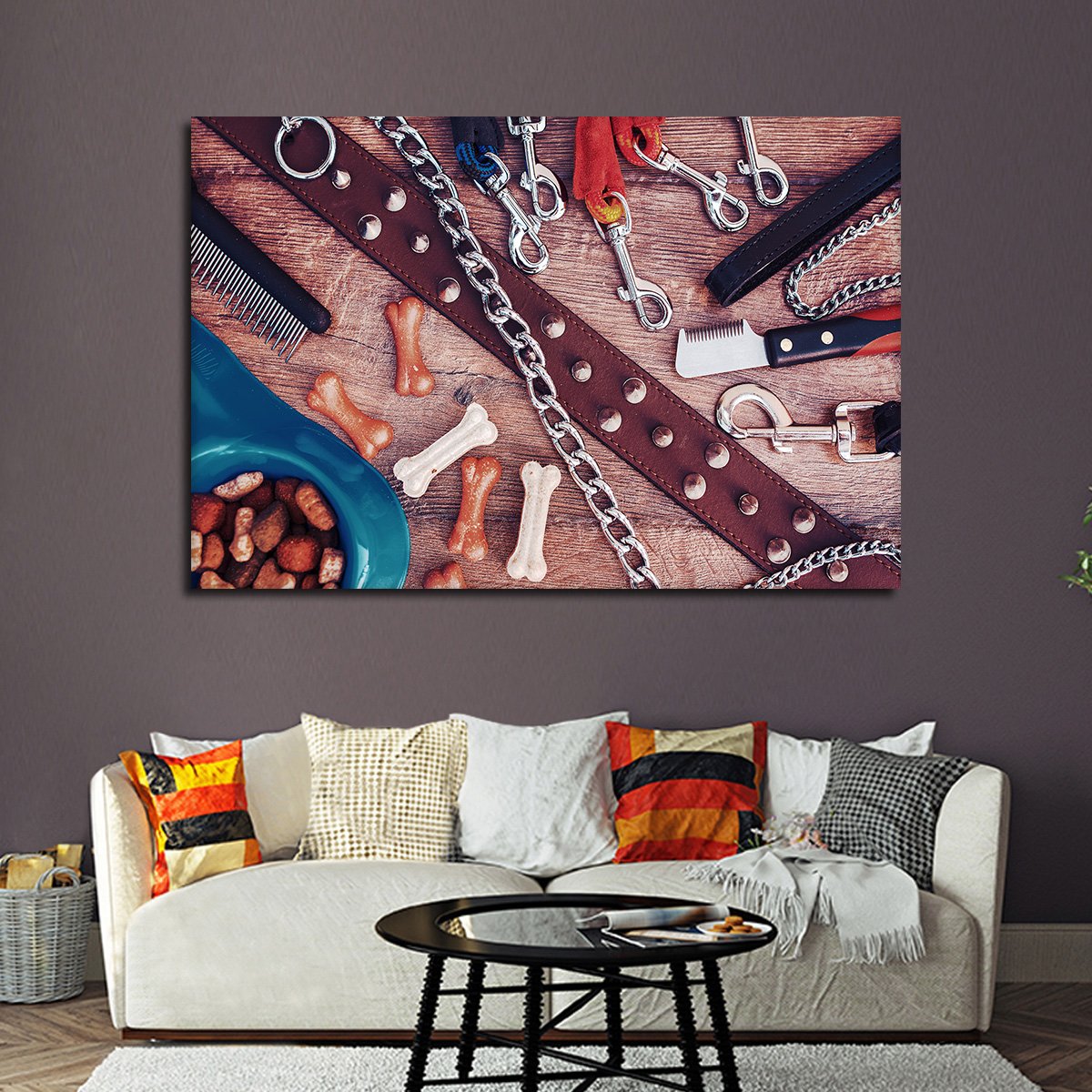 Dog Must Haves Multi Panel Canvas Wall Art