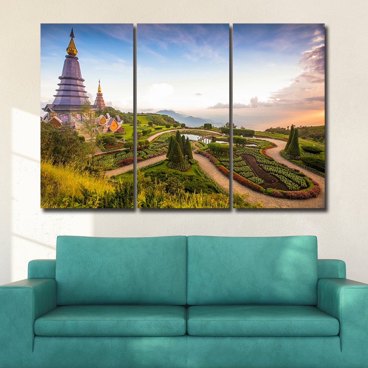 Doi Inthanon Multi Panel Canvas Wall Art