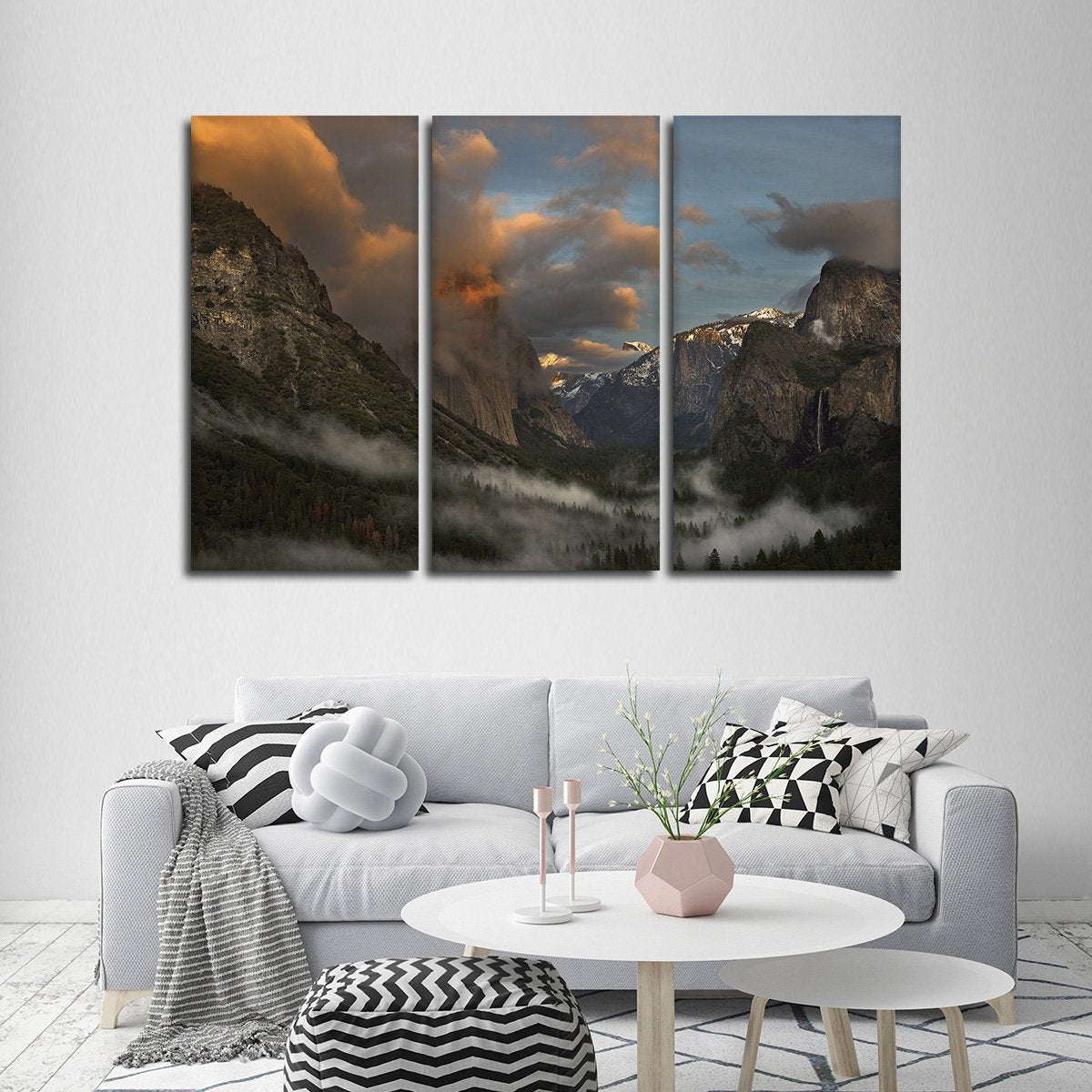 Down in the Valley Multi Panel Canvas Wall Art