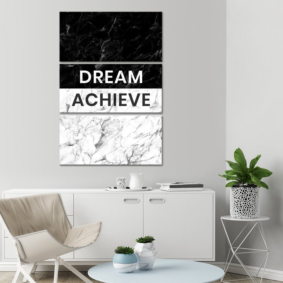 Dream Achieve Multi Panel Canvas Wall Art
