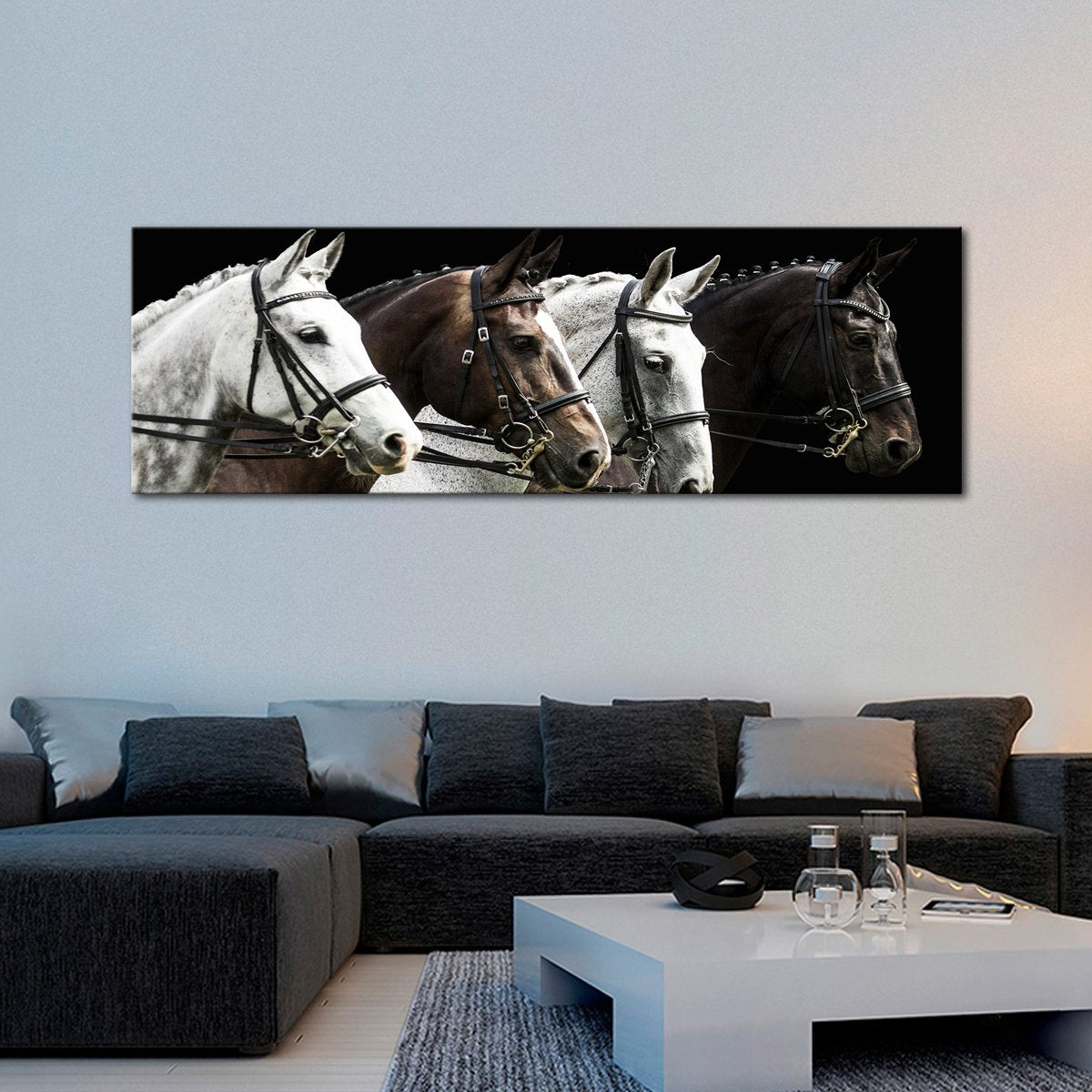 Dressage Competition Multi Panel Canvas Wall Art