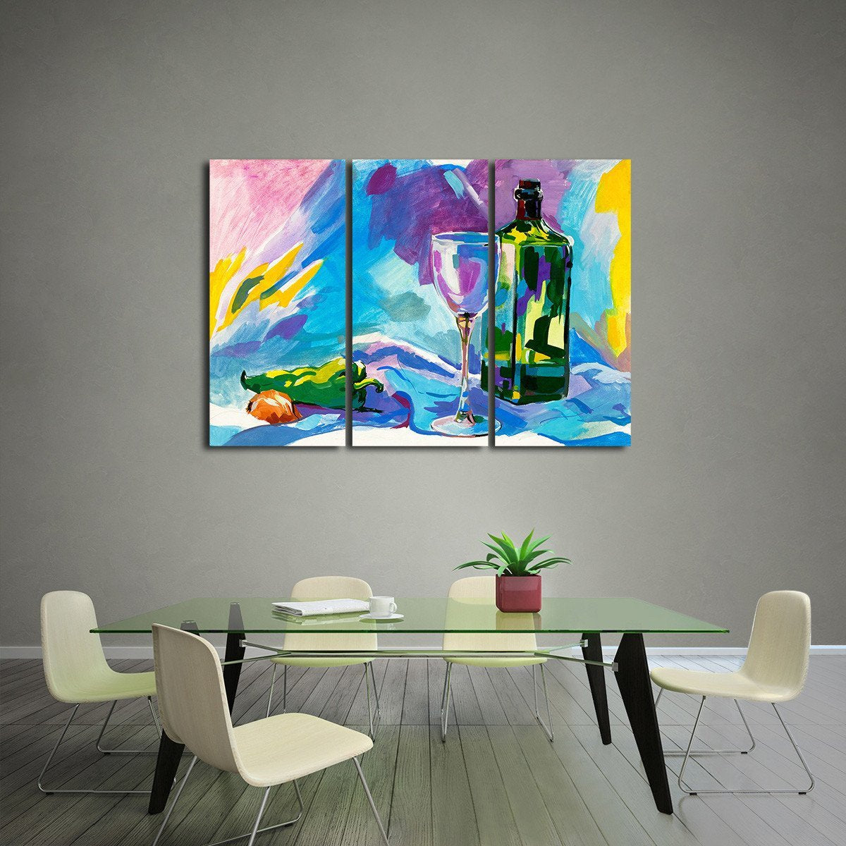Drink Away Multi Panel Canvas Wall Art