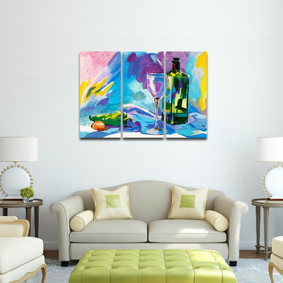 Drink Away Multi Panel Canvas Wall Art
