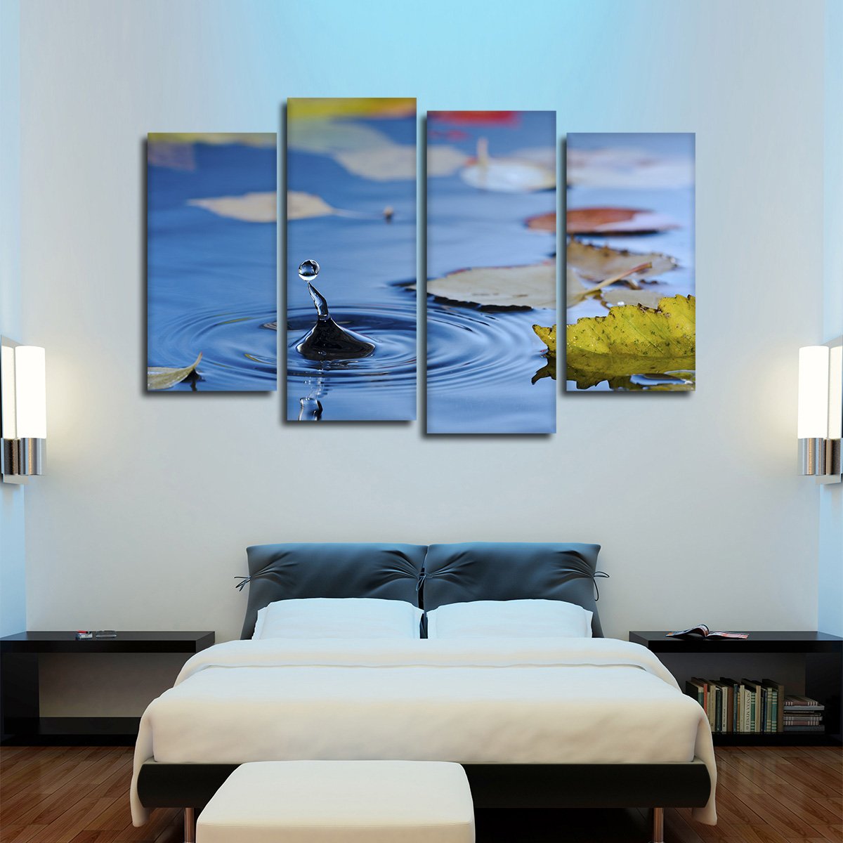 Drip Drop Multi Panel Canvas Wall Art