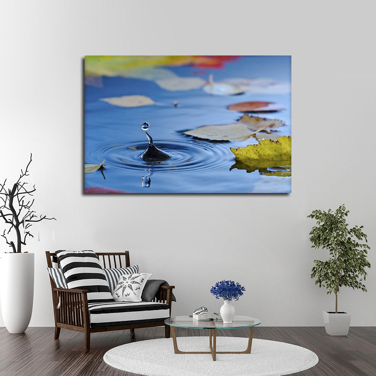 Drip Drop Multi Panel Canvas Wall Art