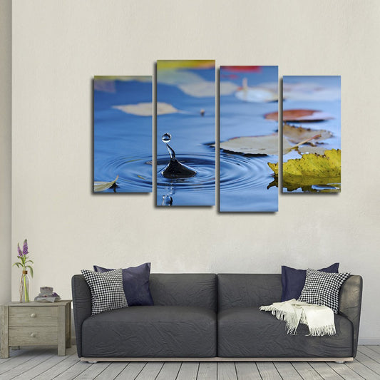 Drip Drop Multi Panel Canvas Wall Art