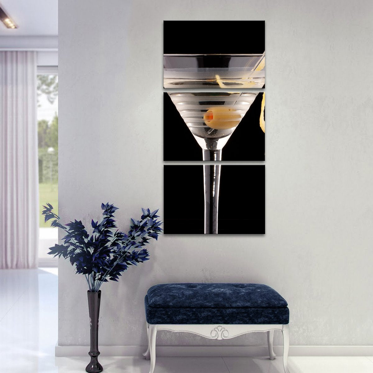 Dry Martini Multi Panel Canvas Wall Art