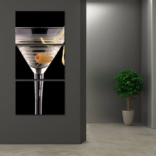 Dry Martini Multi Panel Canvas Wall Art