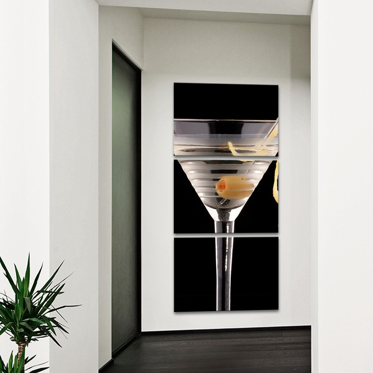 Dry Martini Multi Panel Canvas Wall Art