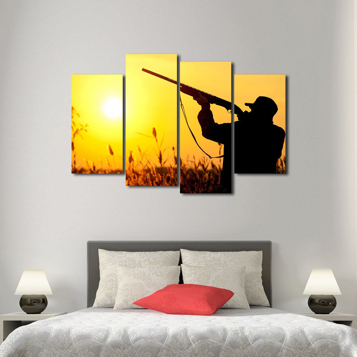 Duck Hunter Multi Panel Canvas Wall Art