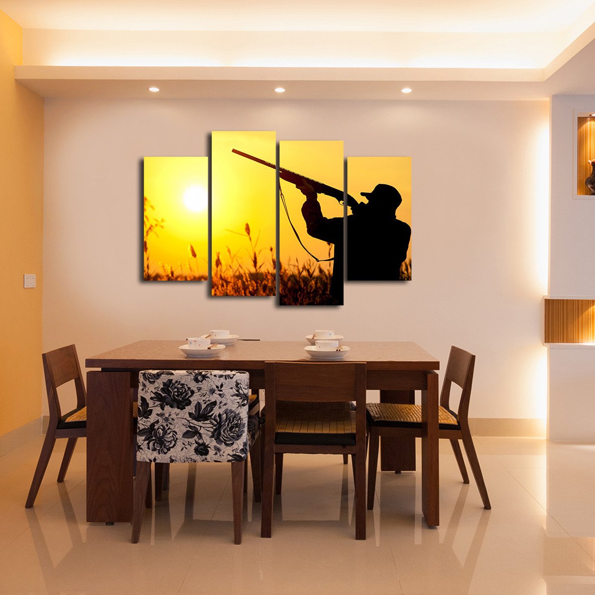 Duck Hunter Multi Panel Canvas Wall Art