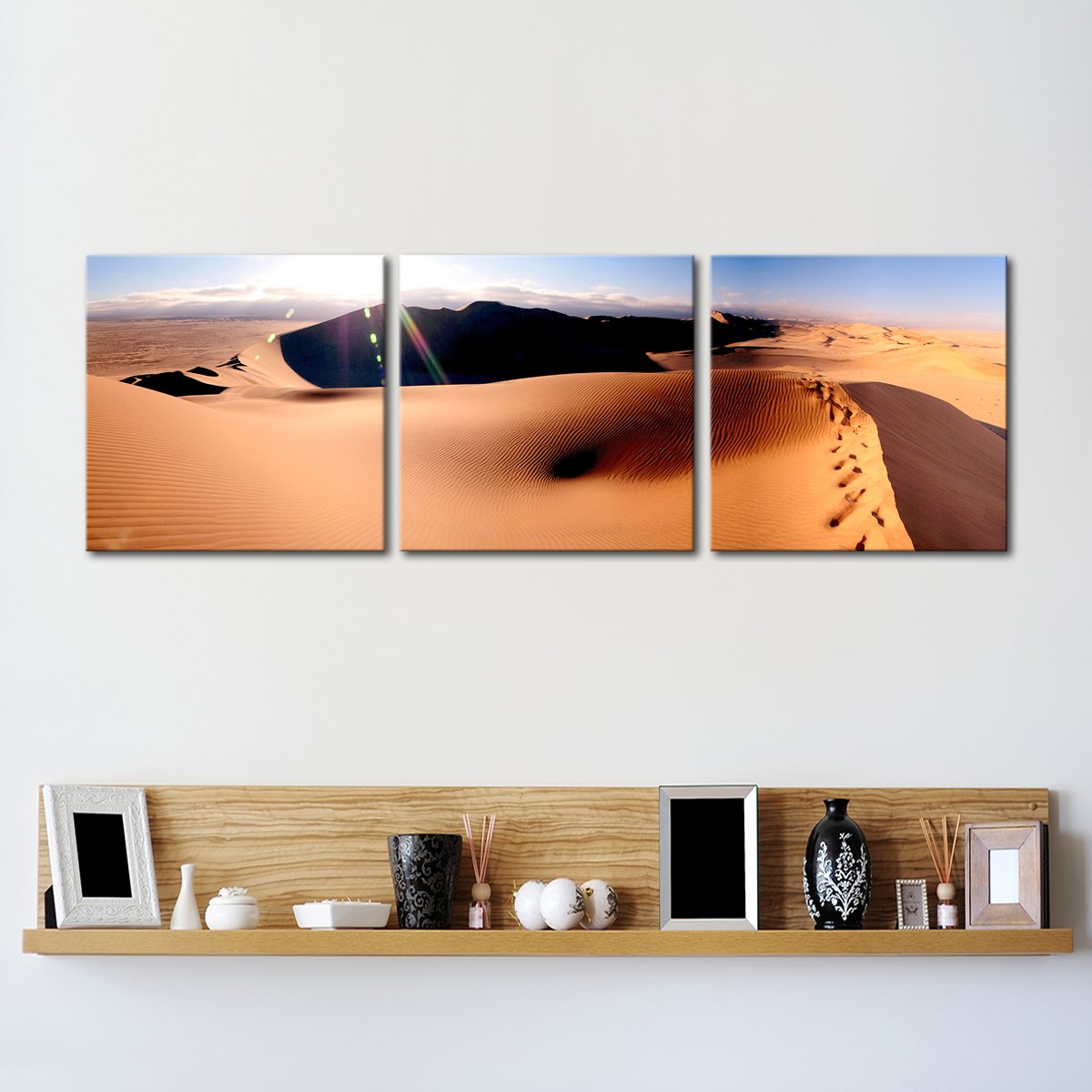 Dunes Of The Desert Multi Panel Canvas Wall Art