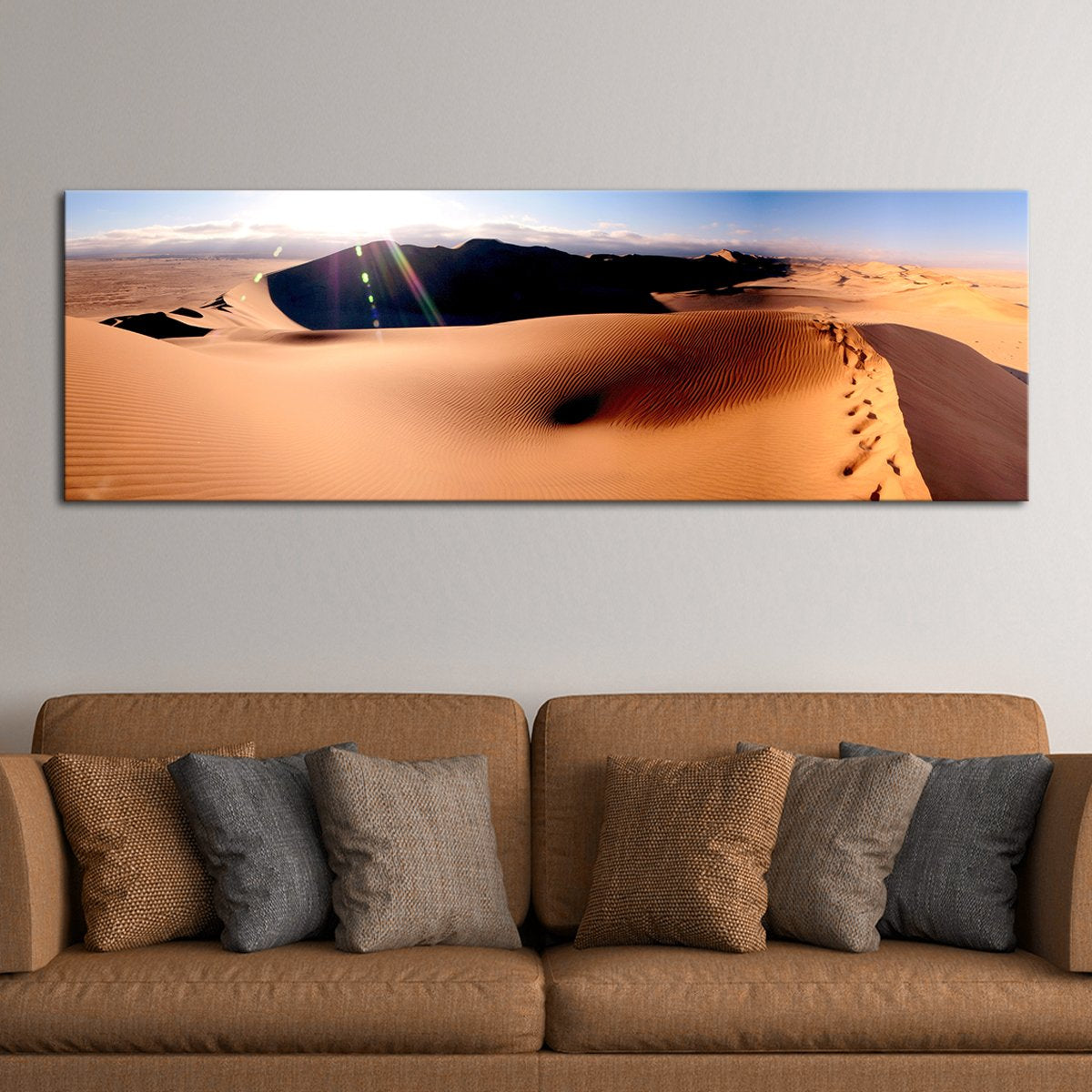 Dunes Of The Desert Multi Panel Canvas Wall Art