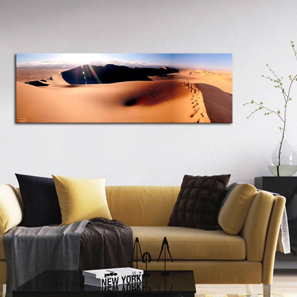 Dunes Of The Desert Multi Panel Canvas Wall Art