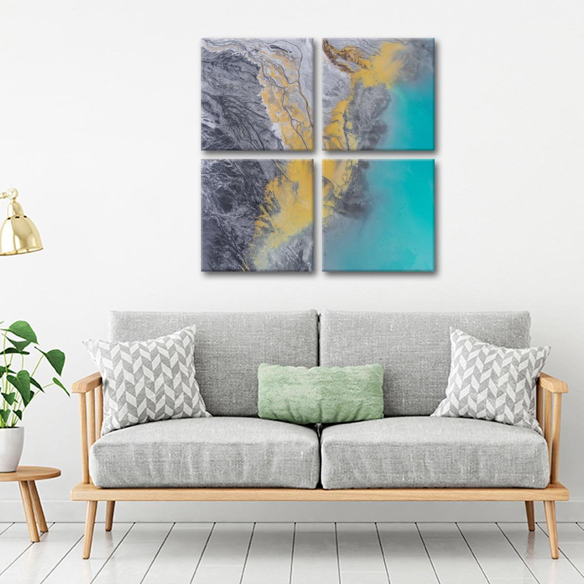 Dynamic Colors of Nature Multi Panel Canvas Wall Art