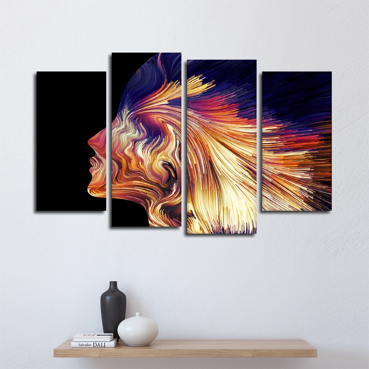 Dynamic Profile Multi Panel Canvas Wall Art