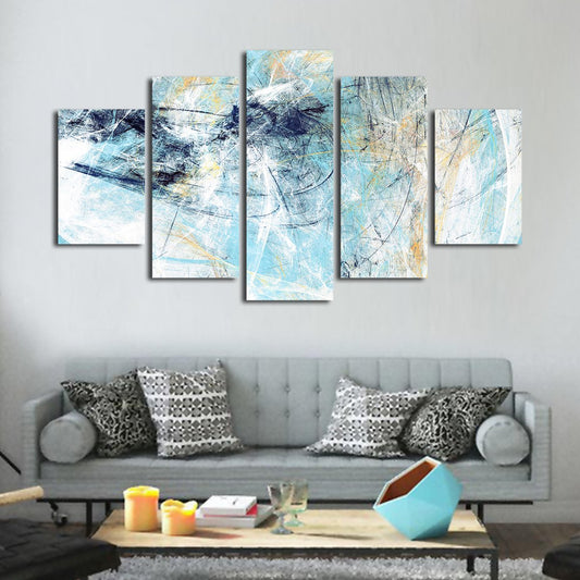 Dynamic Painting Texture Multi Panel Canvas Wall Art