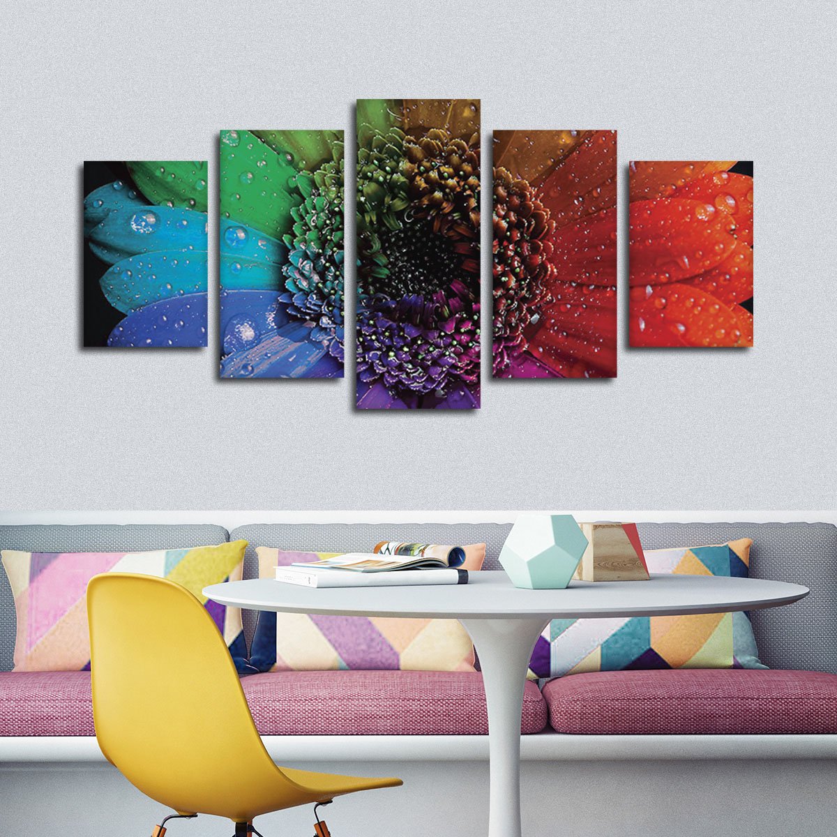 Earth Flower Multi Panel Canvas Wall Art