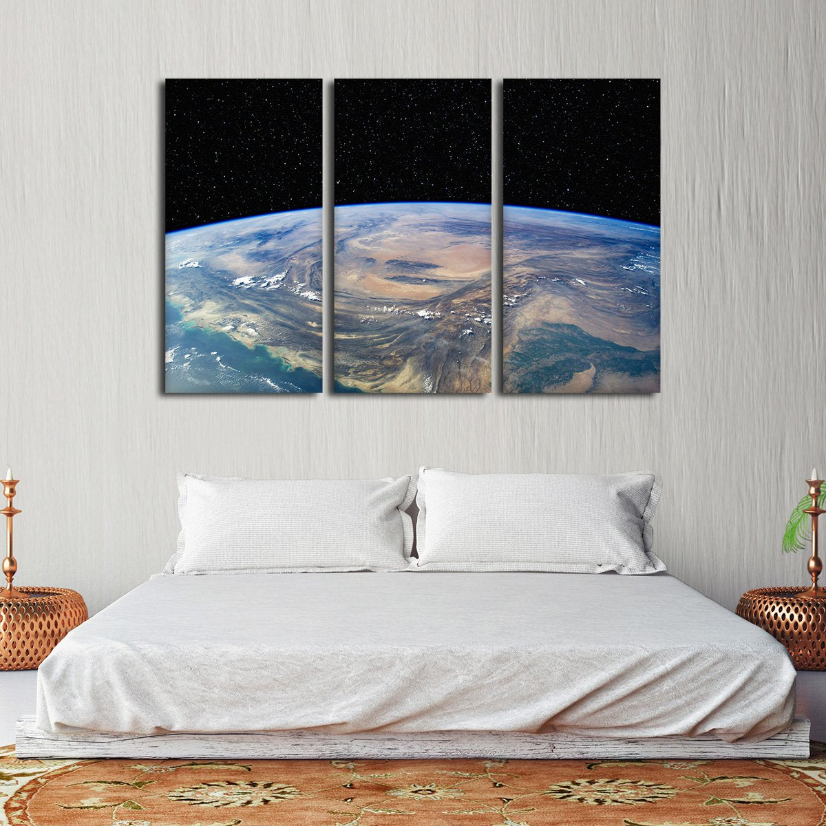 Earth From Above Multi Panel Canvas Wall Art