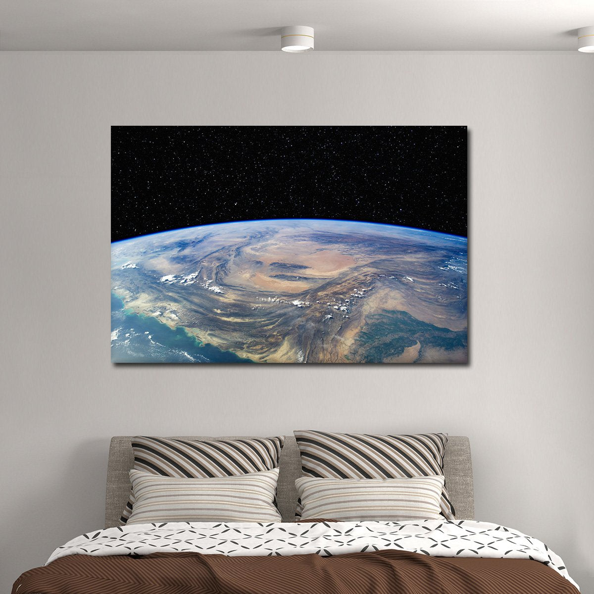 Earth From Above Multi Panel Canvas Wall Art